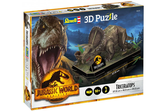 3D Puzzle REVELL 00242 - Jurassic World - Triceratops