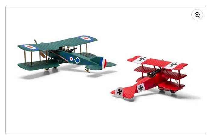 Classic Kit VINTAGE letadlo A02141V - Fokker DR1 Triplane & Bristol Fighter Dogfight Double (1:72)
