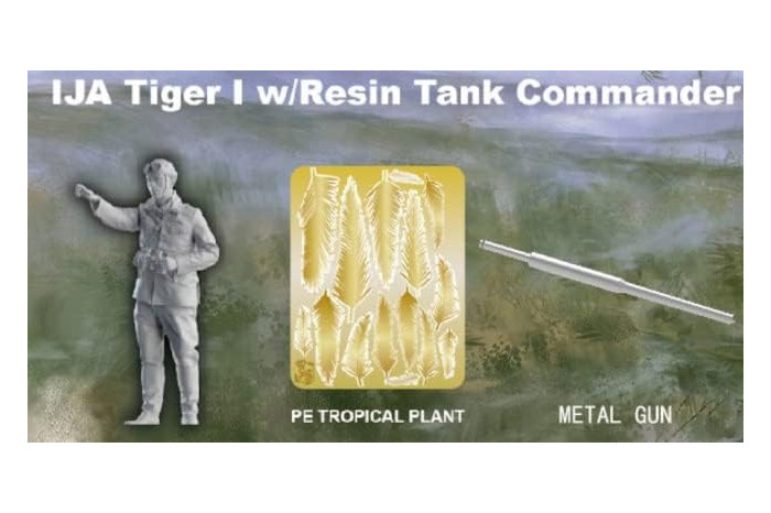 IJA Tiger I w/Resin Tank Commander (1:35) - 023