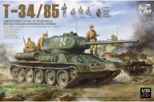 T-34/85 Composite Turret / with 5 resin Figures (1:35) - 027