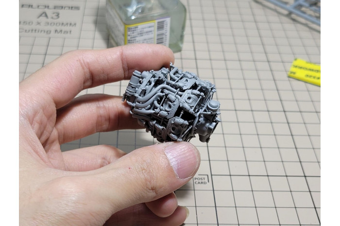 Focke-Wulf Fw-190A-6 w/Wgr. 21 & Full engine and weapons interior (1:35) - 003