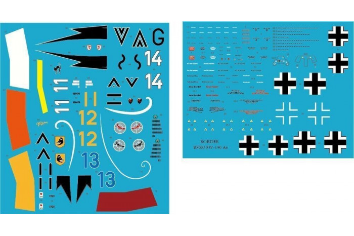 Focke-Wulf Fw-190A-6 w/Wgr. 21 & Full engine and weapons interior (1:35) - 003