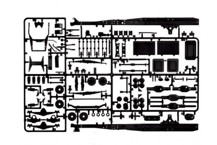 Model Kit truck 0756 - MAN 26.321 FORMEL SIX (1:24)