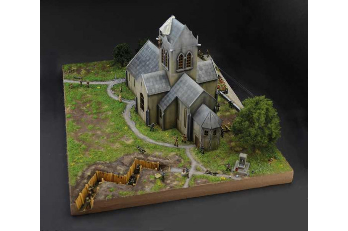 Model Kit diorama 6199 - Battle of Normandy: Saint-Mere-Église 6 June 1944 (1:72)
