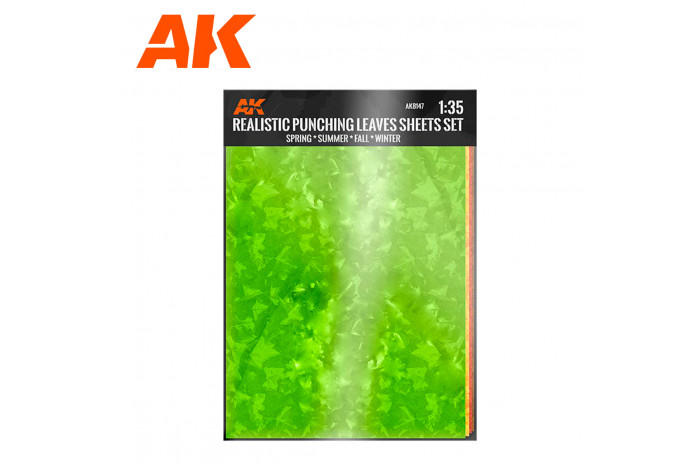 Punching Leaves Sheets Set - 8147