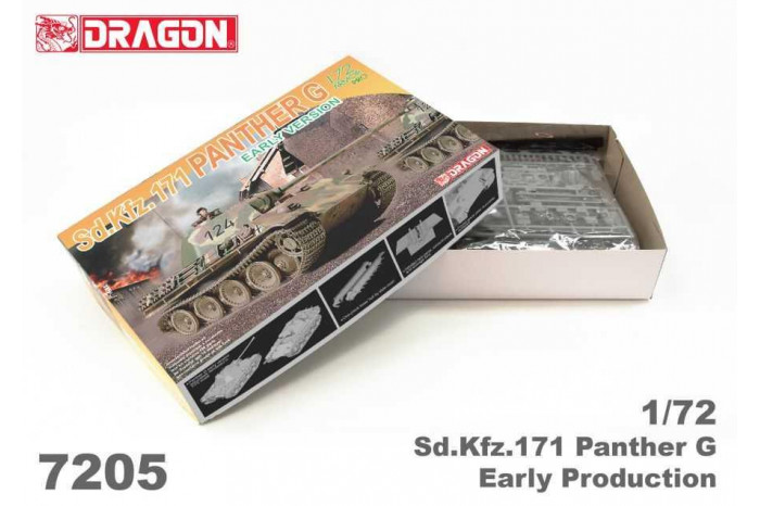 Model Kit tank 7205 - Sd.Kfz.171 PANTHER G EARLY VERSION (1:72)