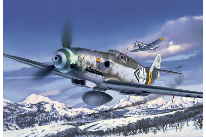EasyClick ModelSet letadlo 63653 - Messerschmitt Bf109G-6 (1:48)