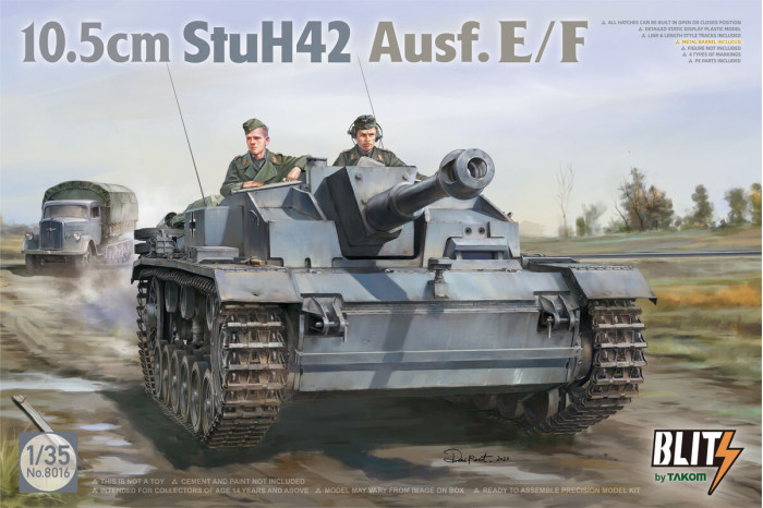 10,5cm StuH42 Ausf. E/F (1:35) - 8016