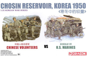 Chinese Volunteers vs U.S. Marines, Chosin Reservoir Korea 1950 (1:35) - 6811