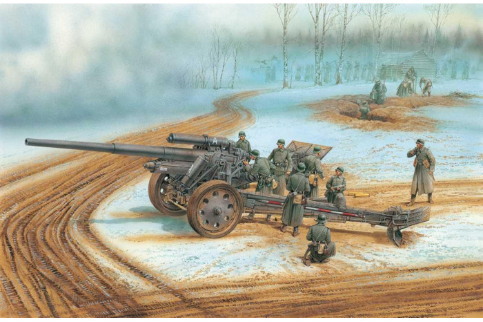 Model Kit military 6411 - GERMAN s 10cm KANONE 18 (1:35)