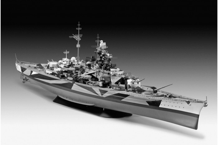 Plastic ModelKit loď 05096 - German Battleship WWII TIRPITZ (1:350)