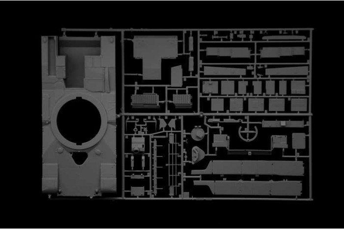Model Kit tank 6596 - M1A1/A2 Abrams (1:35)