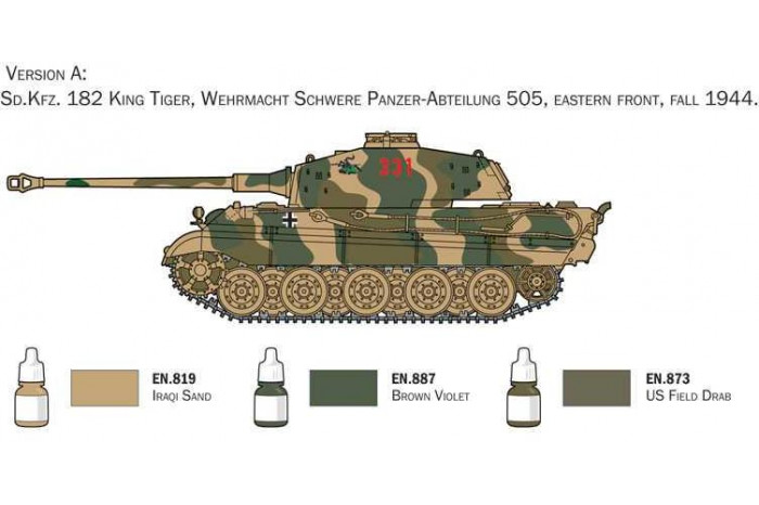 Model Set tank 72005 - Sd. Kfz. 182 King Tiger (1:72)