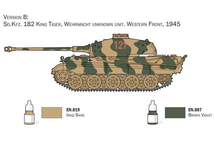 Model Set tank 72005 - Sd. Kfz. 182 King Tiger (1:72)