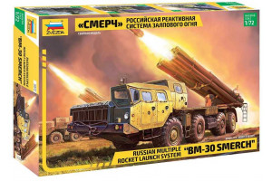 Model kit military 5072 - Multiple Rocket launch system "SMERCH" (1:72)