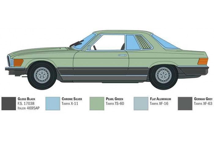 Model Kit auto 3633 - Mercedes 500 SLC (1:24)