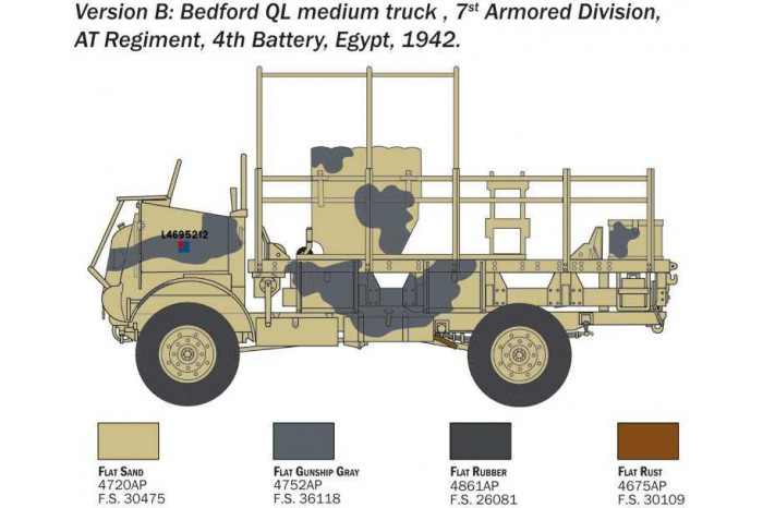 Model Kit military 0241 - Bedford QL Truck (1:35)
