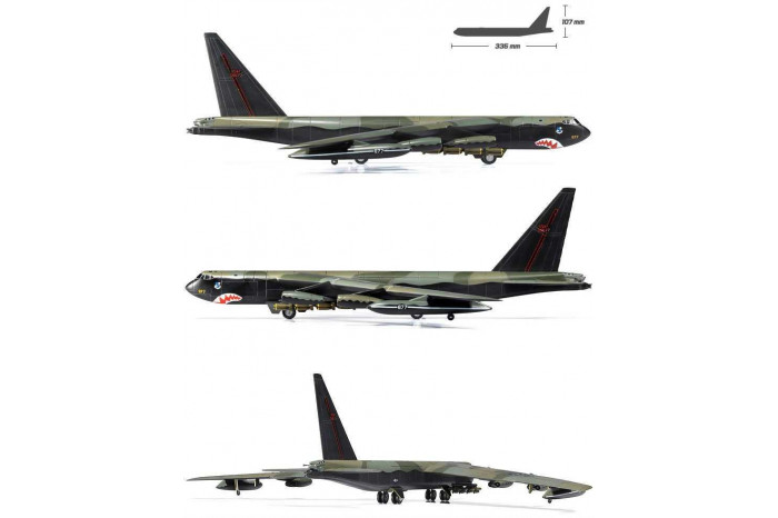 Model Kit letadlo 12632 - B-52D Stratofortress (1:144)