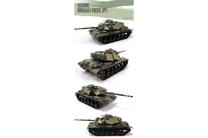 Model Kit tank 13425 - USMC M60A1 RISE (P) (1:72)