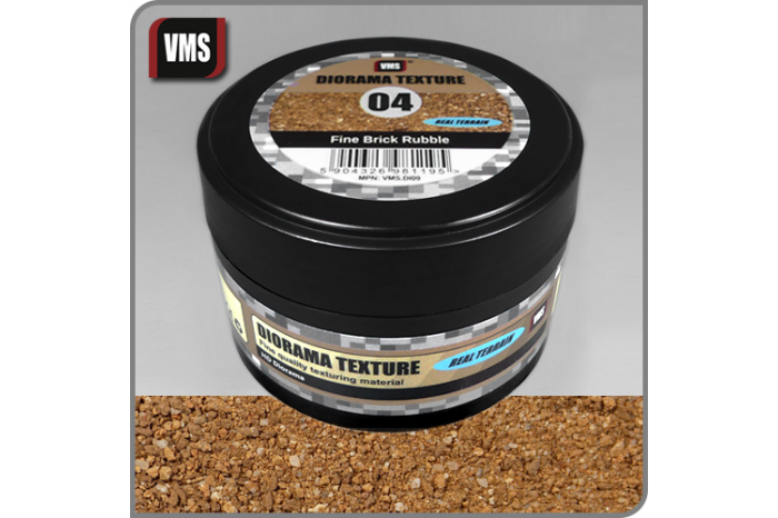 Diorama Texture 04 - Jemná tehlová drvina - DI09