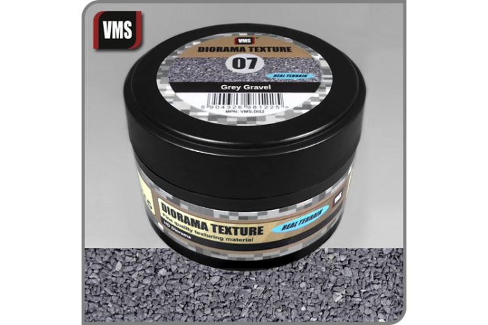 Diorama Texture 07 - sivý štrk - DI12