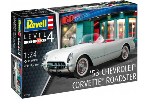 Plastic ModelKit auto 07718 - '53 Corvette Roadster (1:24)
