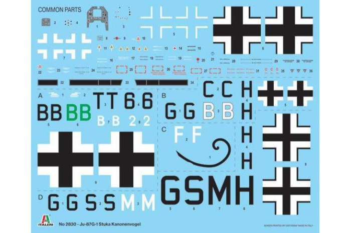 Model Kit letadlo 2830 - Junker Ju-87 G-1 (1:48)