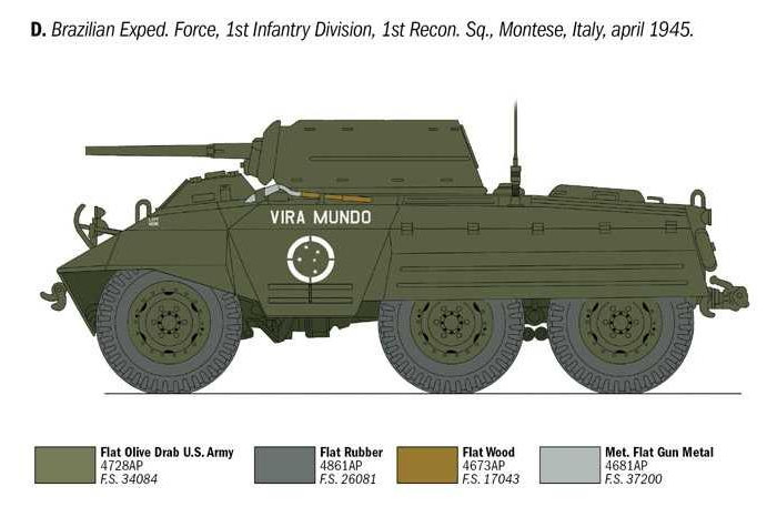 Model Kit military 6364 - M-8 Greyhound (1:35)