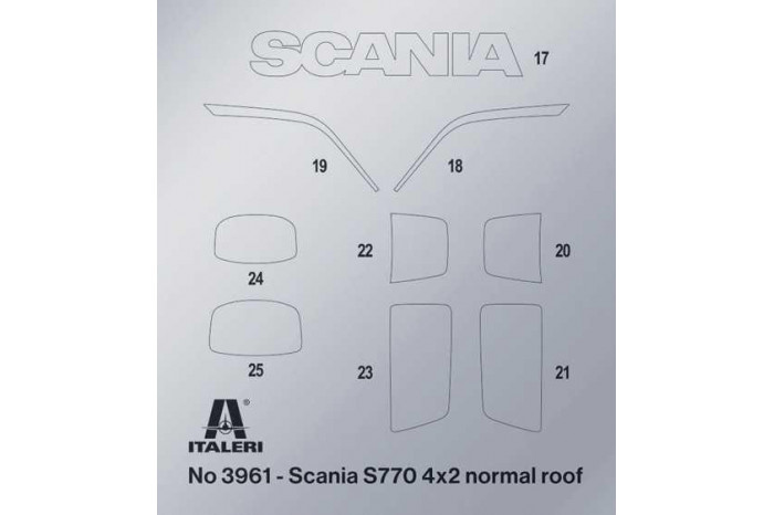 Model Kit truck 3965 - Scania S770 V8 "White Cab" (1:35)