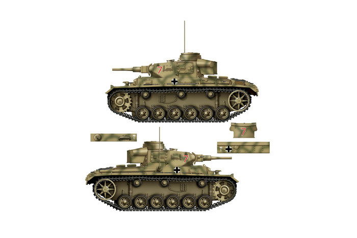 Panzer III Ausf. J (3 in 1) (1:16) - 16002