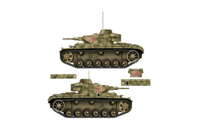 Panzer III Ausf. J (3 in 1) (1:16) - 16002