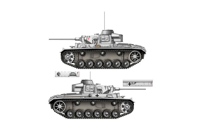 Panzer III Ausf. J (3 in 1) (1:16) - 16002