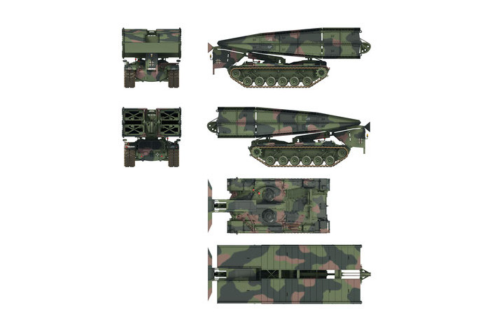 Brückenlegepanzer M48 A2 AVLB Armored Vehicle Launched Bridge (1:35) - 35025