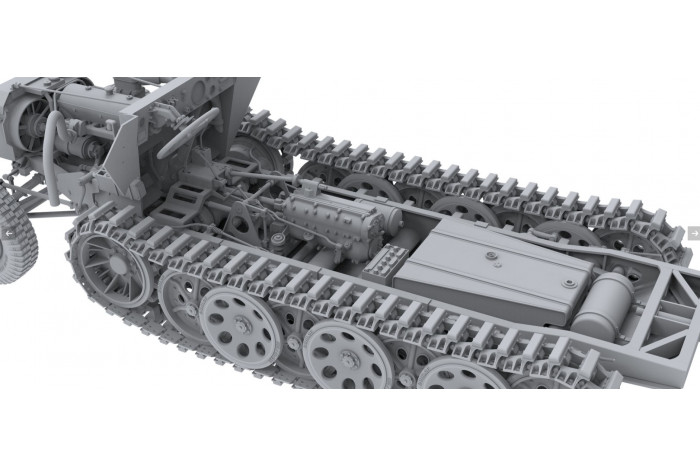 Sd. Kfz. 251/1 Ausf.D Mittlerer Schützenpanzerwagen Sonderkraftfahrzeug 251 (1:16) - 16005