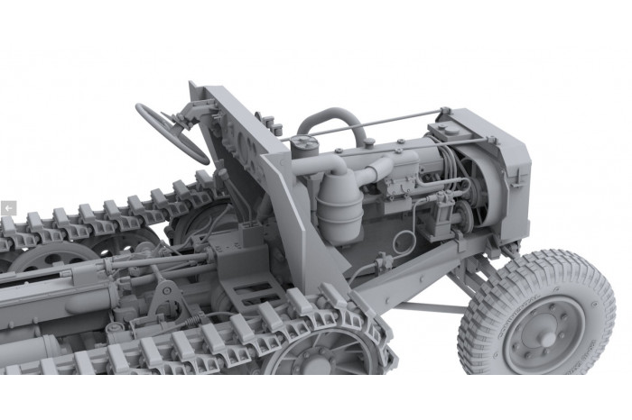 Sd. Kfz. 251/1 Ausf.D Mittlerer Schützenpanzerwagen Sonderkraftfahrzeug 251 (1:16) - 16005