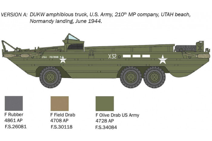 Model Kit military 7022 - DUKW (1:72)