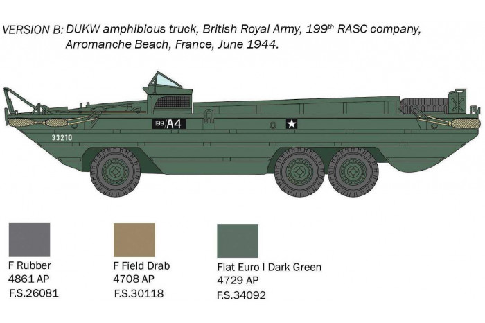 Model Kit military 7022 - DUKW (1:72)