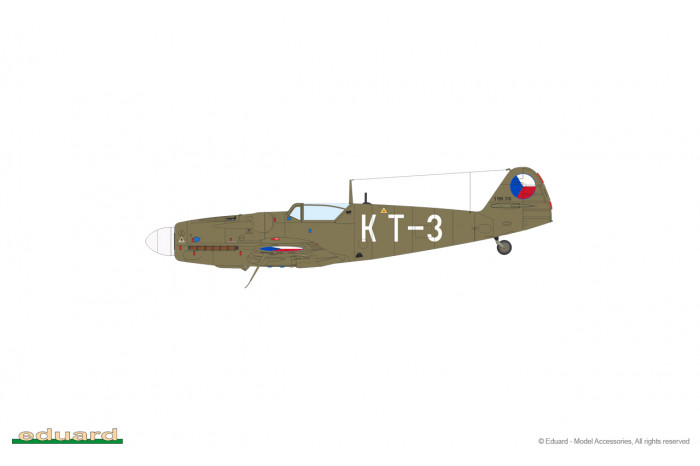 Avia S-199 ERLA prekryt kokpitu (1:72) - 7472