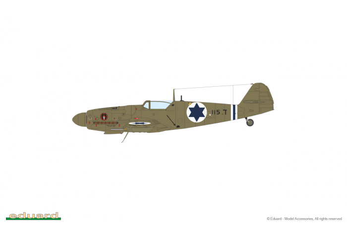 Avia S-199 ERLA prekryt kokpitu (1:72) - 7472