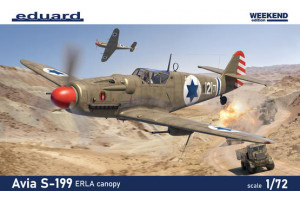 Avia S-199 ERLA prekryt kokpitu (1:72) - 7472