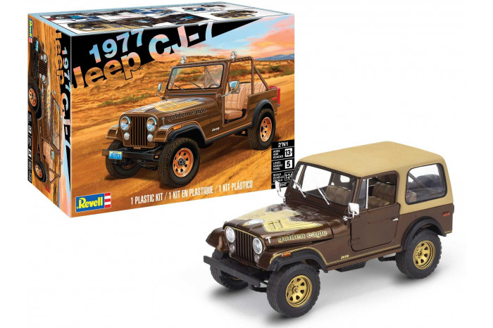 Plastic ModelKit MONOGRAM auto 4547 - Jeep CJ-7 (1:24)
