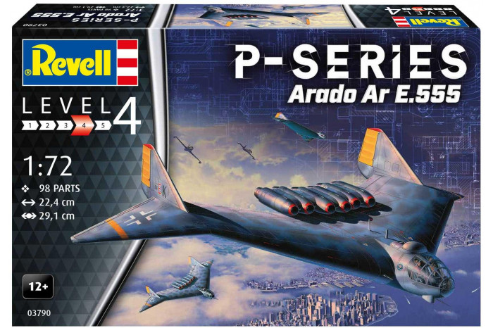 Plastic ModelKit letadlo 03790 - P-Series - AR555 (1:72)