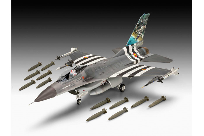 Plastic ModelKit letadlo 03802 - 50th Anniversary F-16 Falcon (1:32)