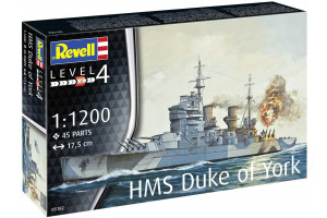 Plastic ModelKit loď 05182 - HMS Duke of York (1:1200)