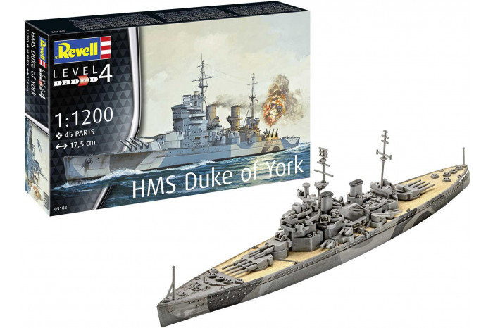Plastic ModelKit loď 05182 - HMS Duke of York (1:1200)
