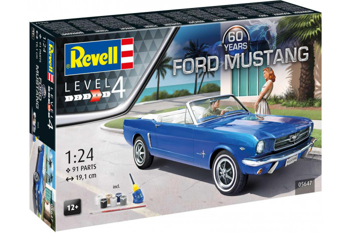 Gift-Set auto 05647 - 60th Anniversary Ford Mustang (1:24)