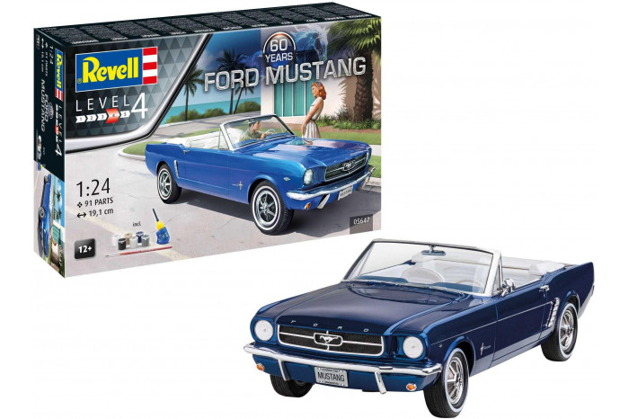 Gift-Set auto 05647 - 60th Anniversary Ford Mustang (1:24)