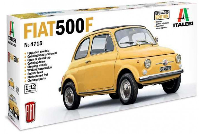 Model Kit auto 4715 - FIAT 500 F 1968 upgraded edition (1:12)