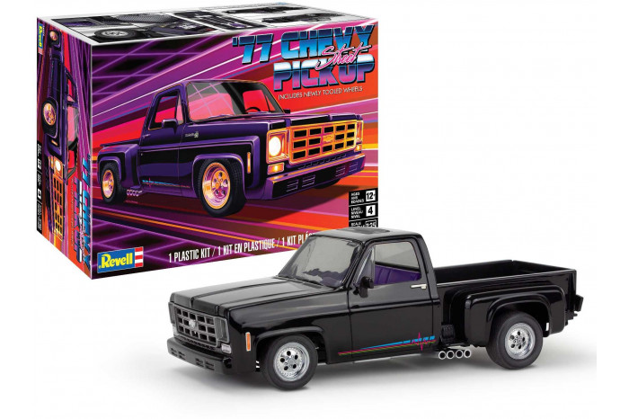 Plastic ModelKit MONOGRAM auto 4552 - 76 Chevy Squarebody Street Truck (1:24)