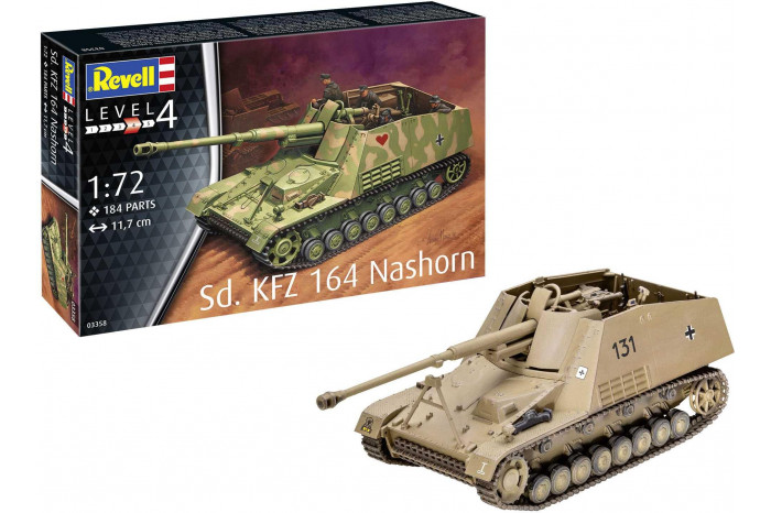 Plastic ModelKit military 03358 - Sd.Kfz. 164 Nashorn (1:72)